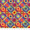 Fabric Traditions Multicolor Geometric Circles Cotton Fabric